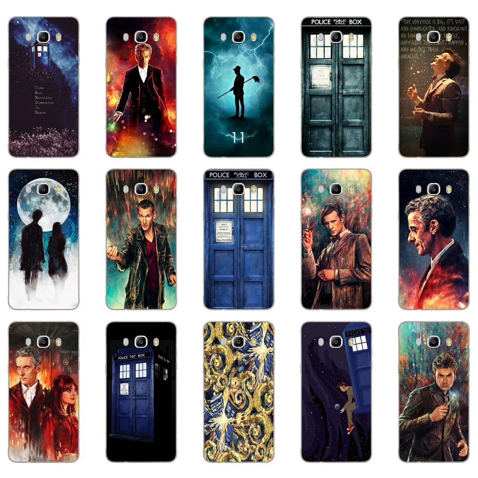 

84DD Tardis Box Doctor Who Soft Silicone Case Cover for Samsung Galaxy a3 a5 2017 A6 A8 2018 j3 j5 j7 2016 2017