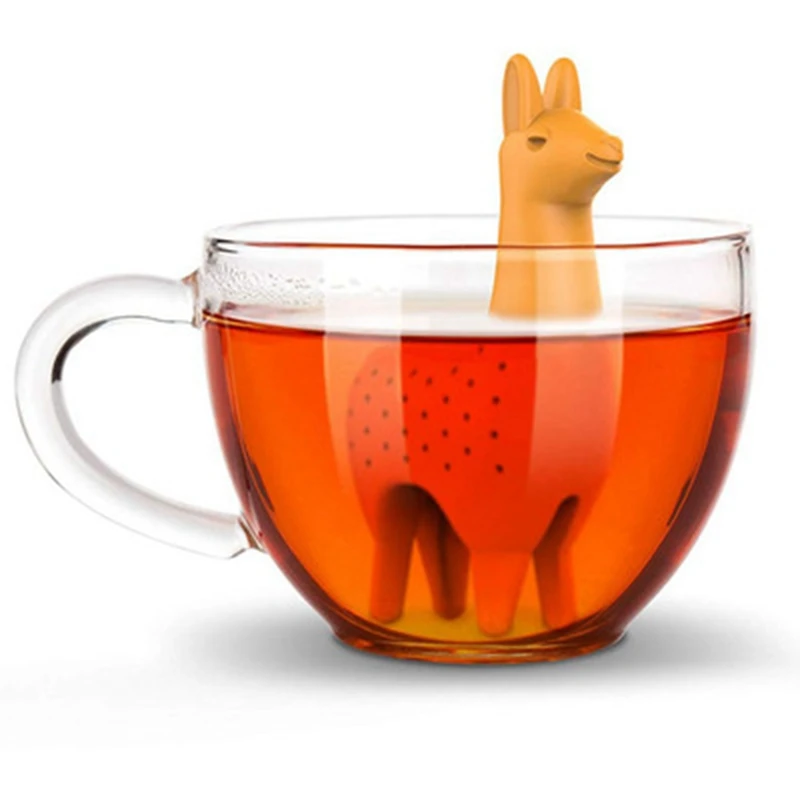 Пищевая силиконовая резина Llama Чай Infuser Альпака животных Чай Infuser Чайный фильтр