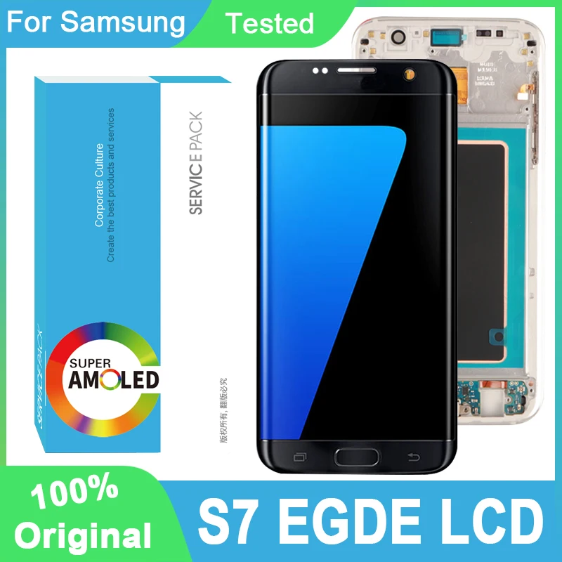 Дисплейный модуль для Samsung Galaxy S7 edge 100% дюйма с рамкой/без рамки | Мобильные