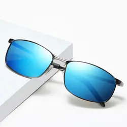 Бренд ALBASSAM Мужские поляризационные солнцезащитные очки спортивные прямоугольные очки PC + сплав магния рамка UV400 Солнцезащитные очки De Sol