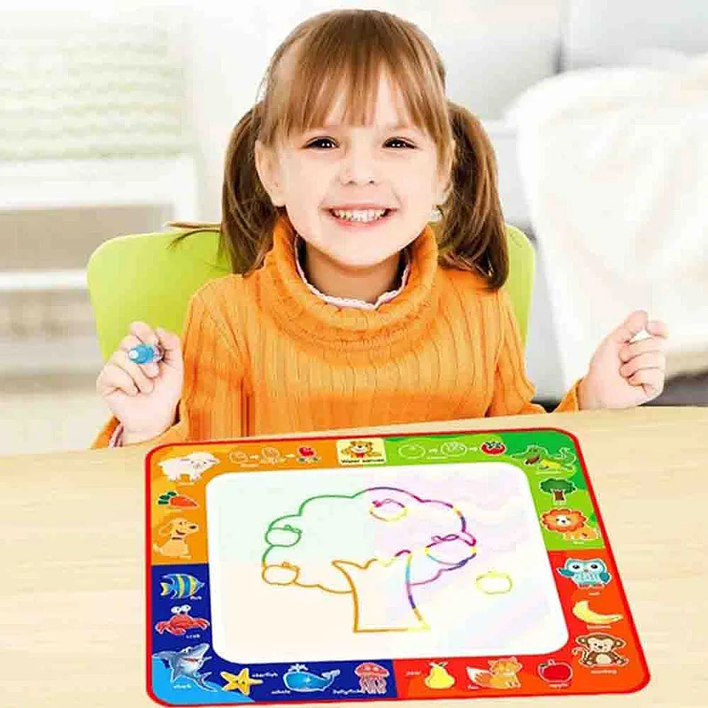 

Pen Water Painting Mat for Children Early Education Drawing Toy Types Magic Water Drawing Cloth With Doodle Painting