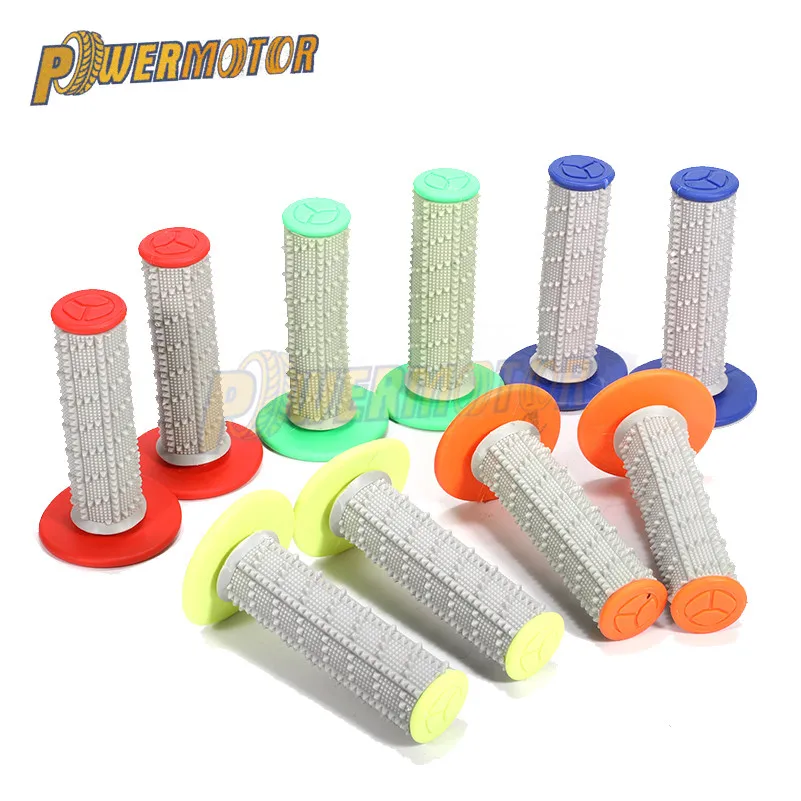

Motocross New Grip Handle MX Grip for Dirt Pit Bike Motorcycle Handlebar Grips Double Color Colorful Hand Grips Free Shipping