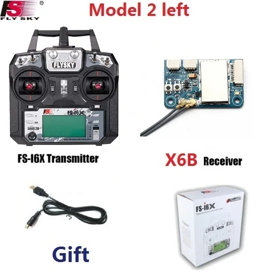 Flysky FS-i6X 10CH 2.4GHz AFHDS 2A RC Transmitter With FS-iA6B FS-iA10B FS-X6B FS-IA6B Receiver For Rc Airplane Drone Quadecopte
