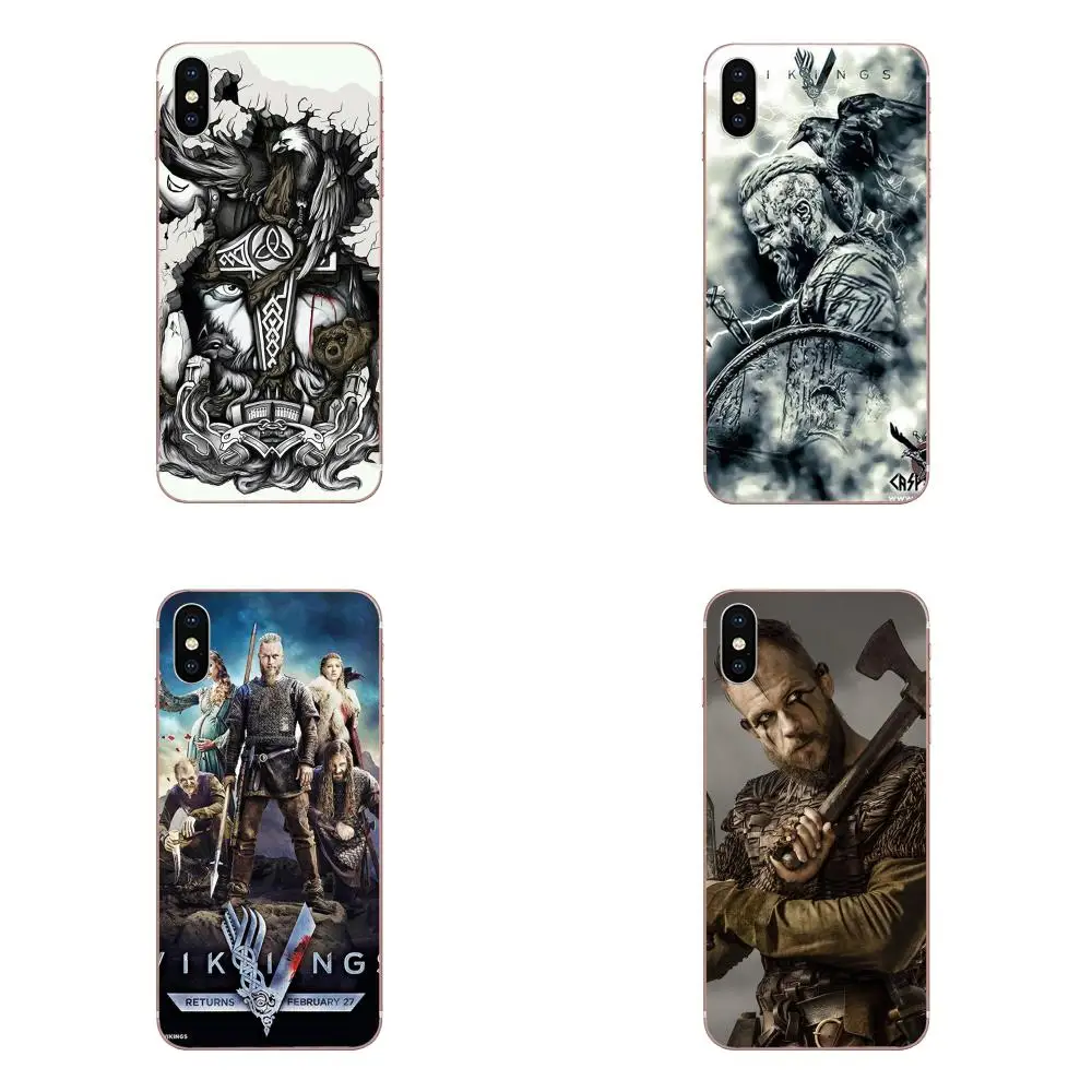 Мягкий чехол из ТПУ для телефона Apple iPhone 4 4s 5 5C 5S SE 6 6S 7 8 Plus X XS Max XR Vikings Ragnar сериал