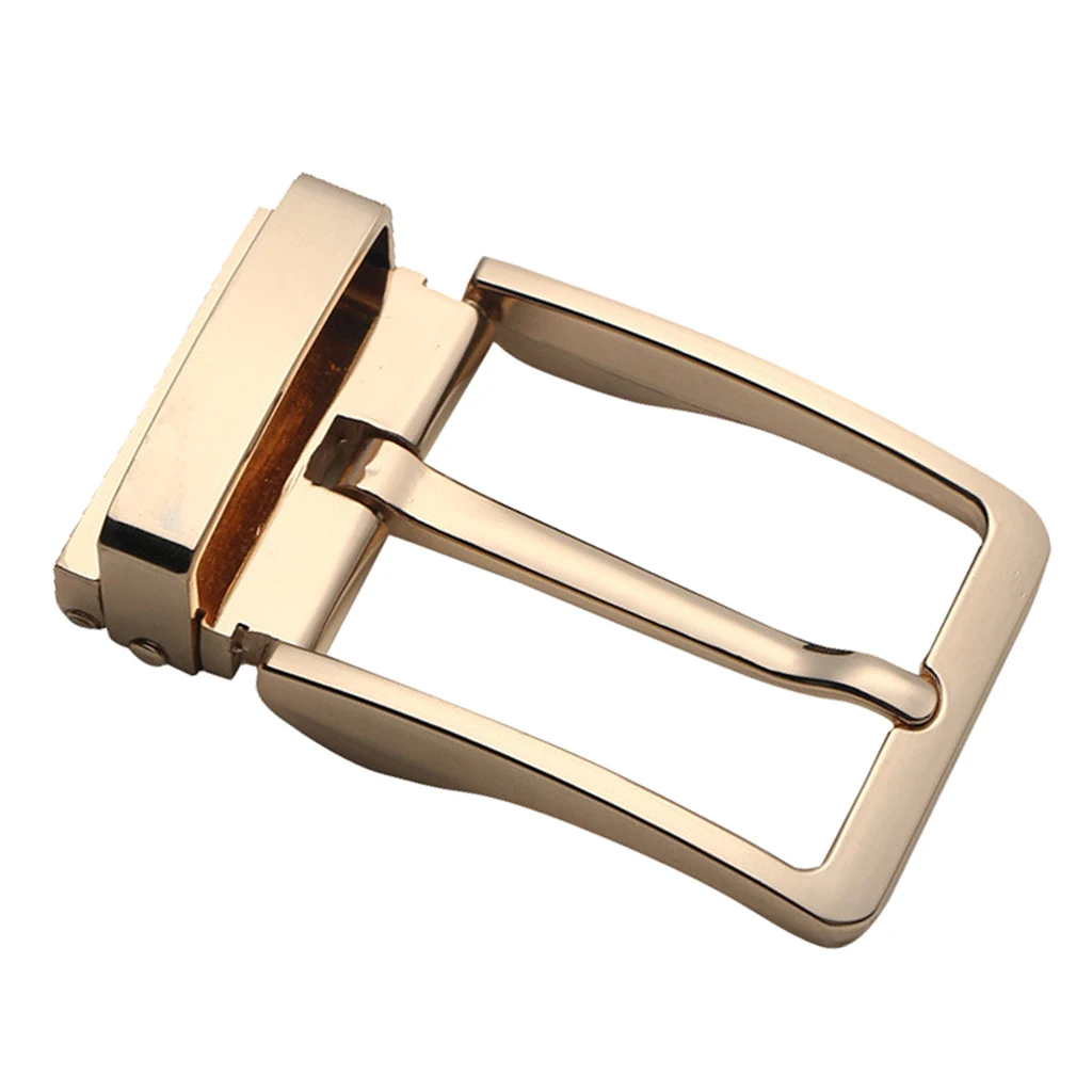 Classic Reversible Mens Durable Metal Alloy Antique Belt Buckle Single Prong