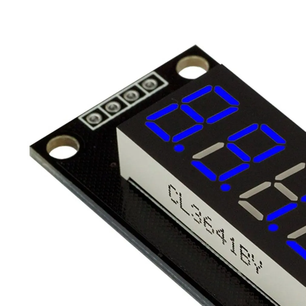 TM1637Portable мини 0 36 дюйма часы трубка 4 разрядный светодиодный Дисплей модуль