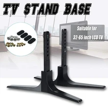 32-65 Inch TV Stand Table Height Adjustable Universal TV Holder Television Base Table Top Flat TV Stand Legs