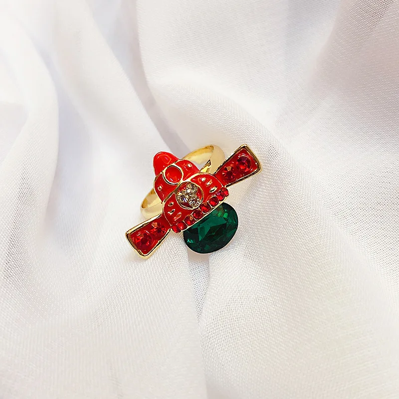 Темперамент Пекинская Опера лица кольца в виде масок ретро имитация жемчуга