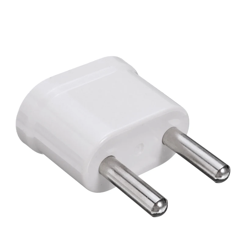 1 шт. США в ЕС Plug адаптеры питания Белый путешествия мощность Plug адаптер конвертер стены зарядное устройство