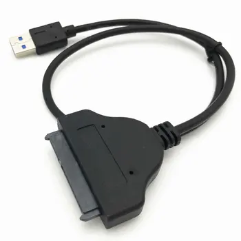 

NEW USB 3.0 SATA 3 Cable Sata to USB Adapter Up to 6 Gbps Support 2.5 Inches External SSD HDD Hard Drive 22 Pin Sata III Cable