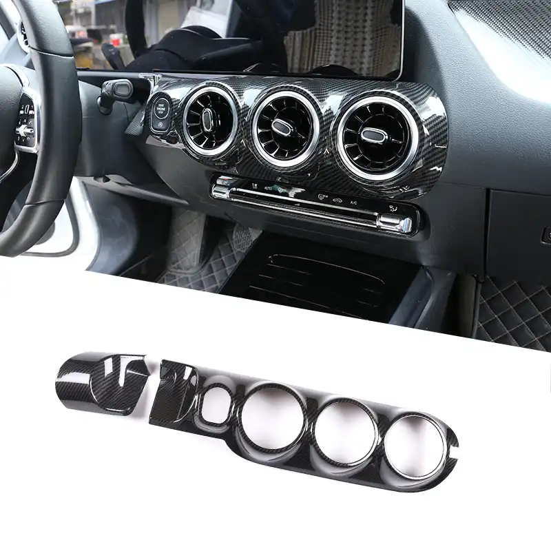 Carbon Fiber Abs Fur Mercedes Benz B Klasse W247 B200 2019 2020 Zentrale Steuerung Klimaanlage Dekorative Panel Zubehor Interior Mouldings Aliexpress