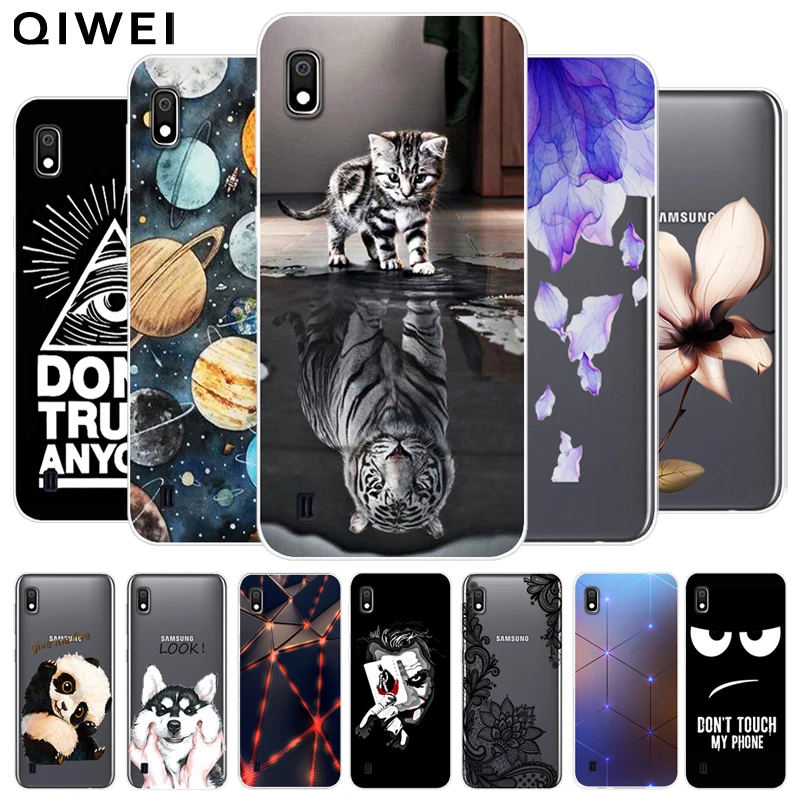 Чехол для Samsung A10 мультяшный Мягкий ТПУ Прозрачный бампер чехол Galaxy A10S A 10 2019 чехлы