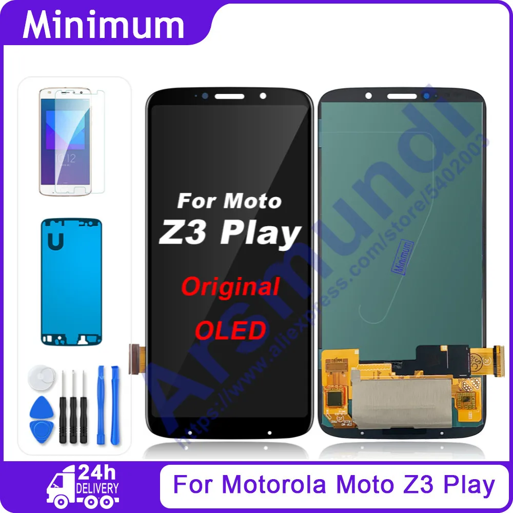 ЖК-дисплей 6 01 дюйма для Motorola Moto Z3 Play xtзакладки с сенсорным экраном и дигитайзером
