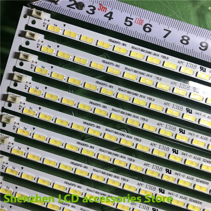 

2 шт./лот 500 мм 54 Светодиоды для Hisense 40 дюймов ТВ LED40K360JD RSAG7.820.5057 SSY-1125050 HE400GF-B31 RSAG7.820.5057 100% новый