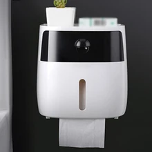 Держатель туалетной бумаги для ванной комнаты рулон бумажный лоток коробка без ударов настенный Материал: ABS+ PS+ PC
