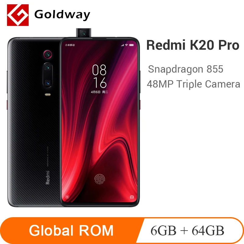 Оригинальный Смартфон Xiaomi Redmi K20 Pro 6 ГБ ОЗУ 64 Гб ПЗУ Восьмиядерный процессор Snapdragon