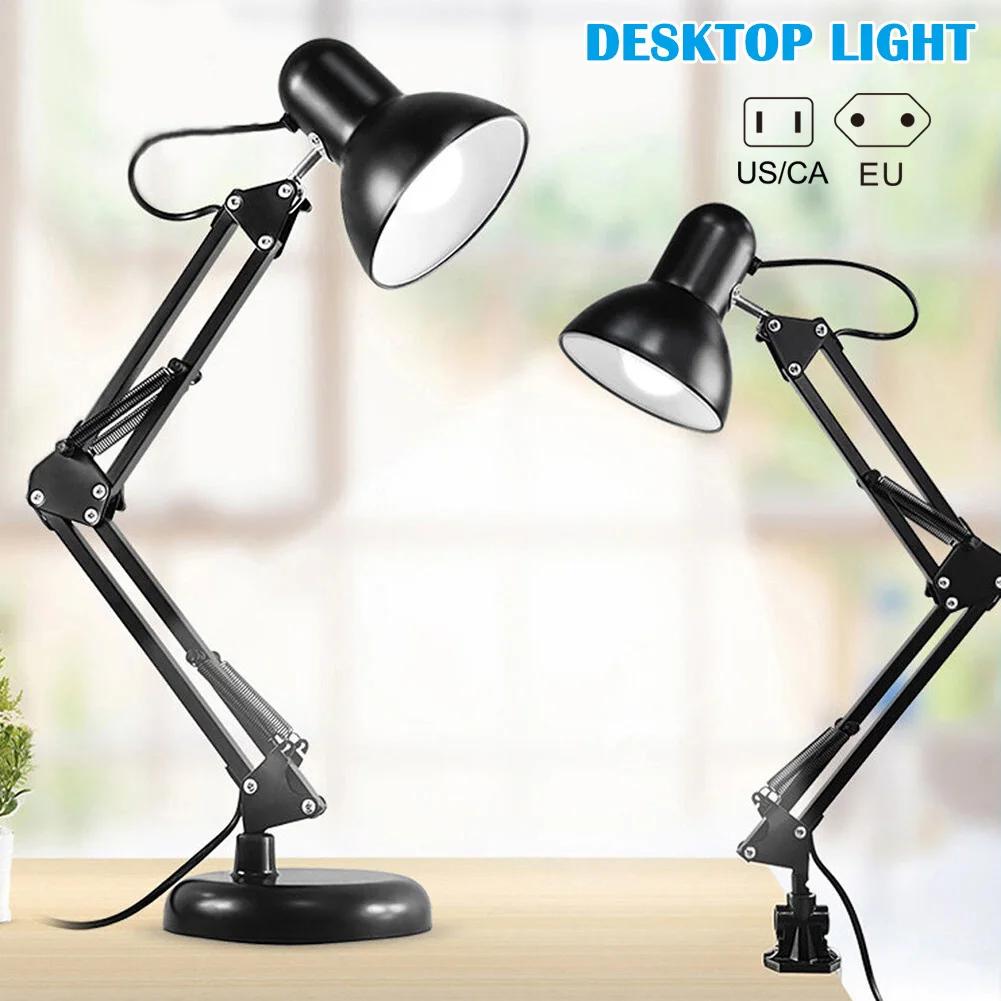 

Adjustable Swing Arm Light Drafting Design Office Studio C-Clamp Table Desk Lamp Home LB88