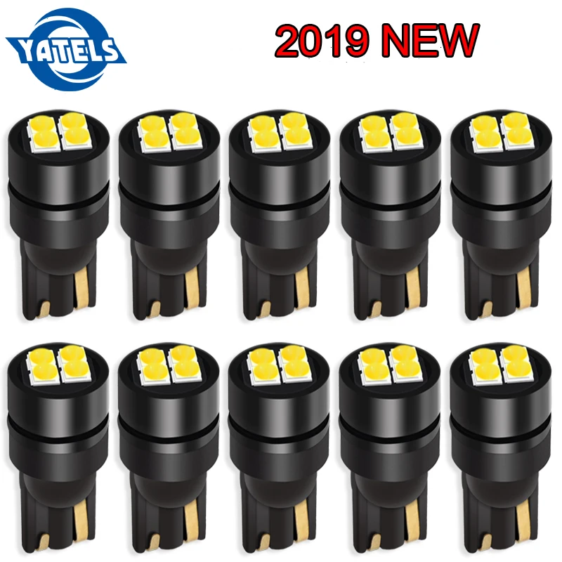 10 шт. W5W 194 168 T10 светодиодный Canbus автомобильный сигнальный светильник 12V 5W5 лампы