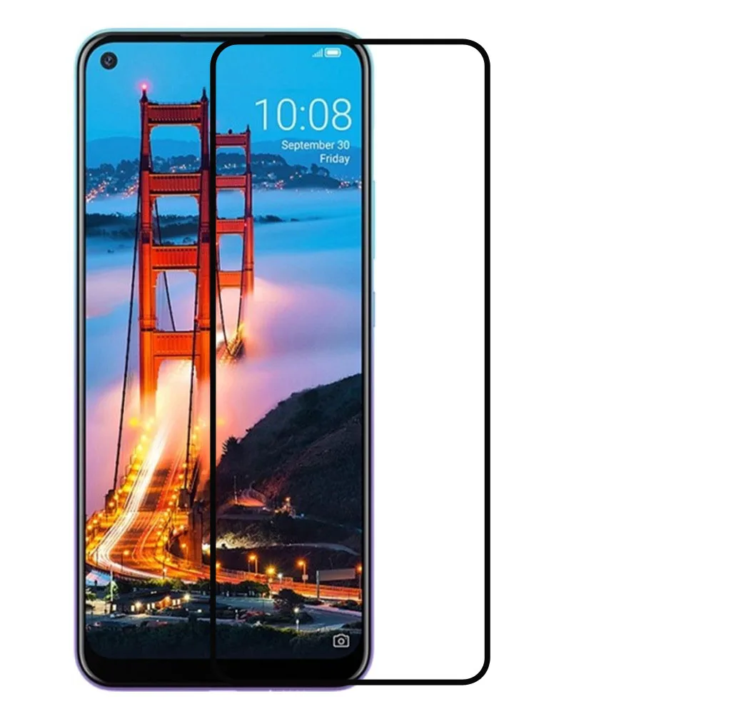 Закаленное стекло с полным покрытием для ZTE Blade V2020 5G 4G 6 53 дюйма Защитная пленка