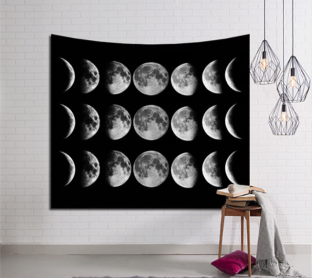 Decoration Home Decor Galaxy Hanging Wall Tapestry Hippie Retro Home Decor Yoga Beach Mat India Decoration Mural Tapiz