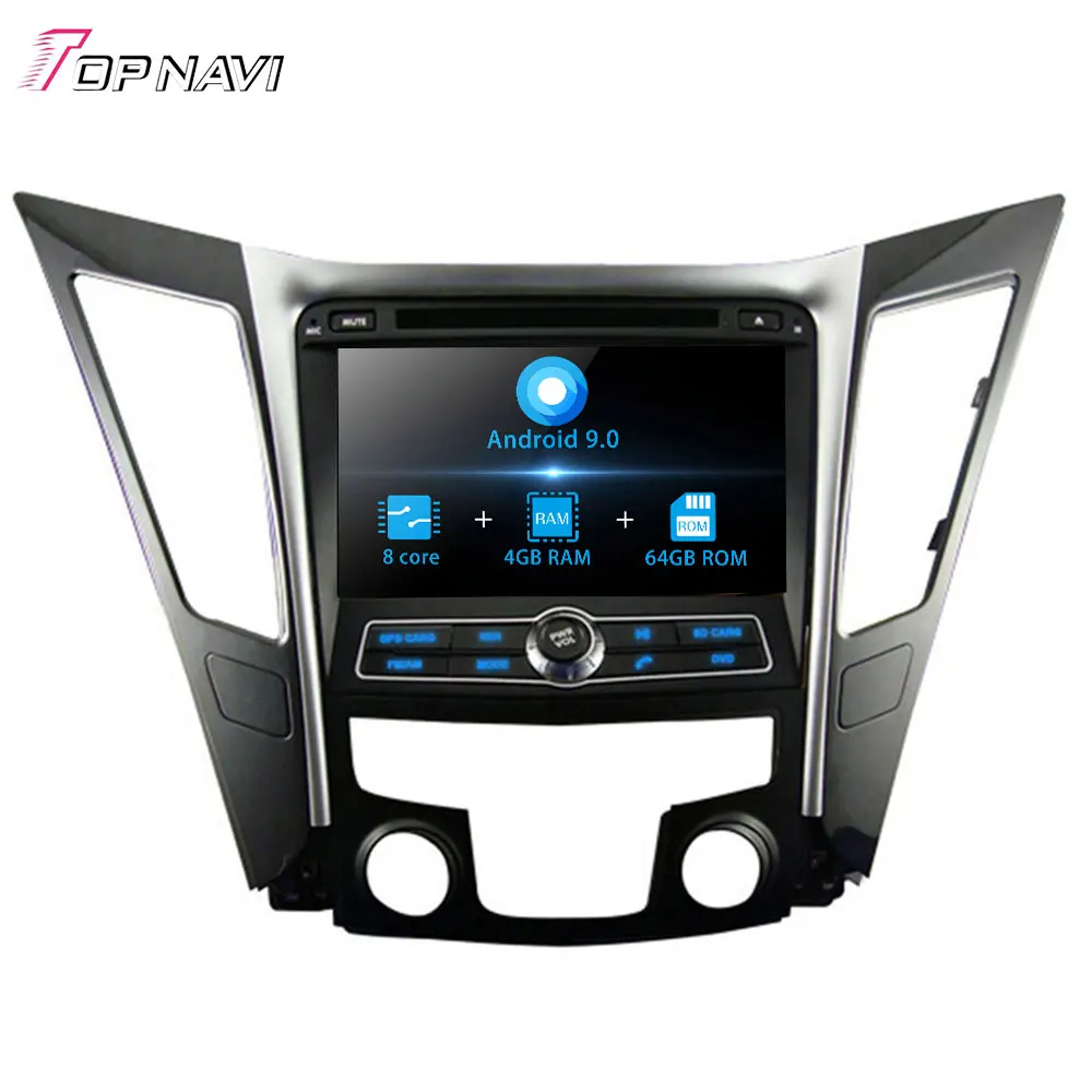 Авторадио 8 дюймов Восьмиядерный Android 9 0 автомобильное радио GPS для HYUNDAI SONATA I40 I45 I50