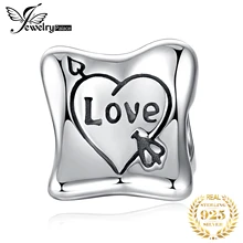 JewelryPalace 925 пробы серебро Амур Стрелка очаровательный с сердцем бусинами Fit Браслеты для Для женщин Fine Jewelry как красивые подарки