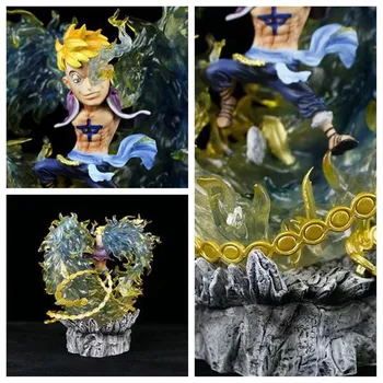 

New Anime ONE PIECE Figure Edward Newgate Team Marco Action Figures Statue Collection PVC Model Toys 18cm
