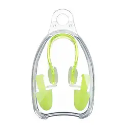 Плавательный Зажим Для Носа затычки для ушей W/прозрачный набор чехлов для плавания для мужчин и женщин взрослых детские плавательный