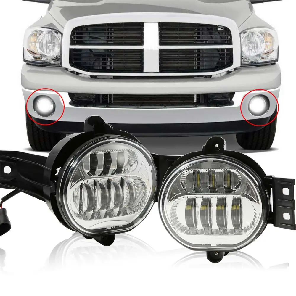 Для 2002-2008 DODGE RAM 1500 2500/3500 пикап Halo проектор бампер лампа противотуманный
