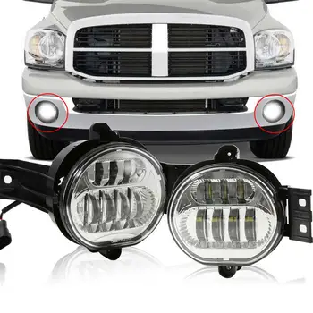 

For 2002-2008 DODGE RAM 1500 2500/3500 Pickup Halo Projector Bumper Lamp Fog Light Kit for Dodge Durango New Body Style models