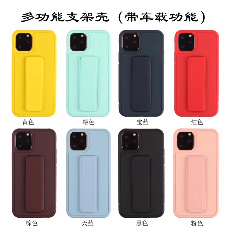 Цветной яркий однотонный чехол для телефона с защитой от падения iphone 11 pro MAX XS Max X XR