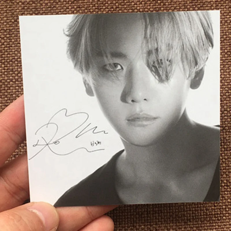 Новая Фотокарта K pop SUPERM Lomo суперм подпись фотокарточка Постер BAEKHYUN MARK KAI TEN LUCAS TAEMIN