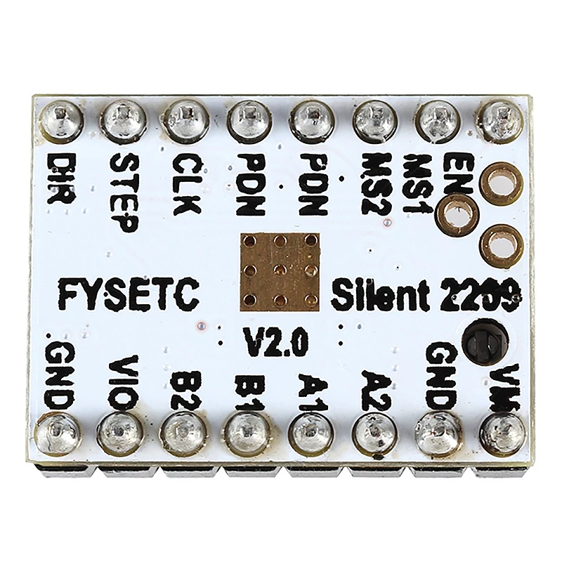 2 шт. шаговый драйвер двигателя Tmc2209 V2.0 Stepsticks бесшумный драйвер 256 микрошагов ток 2.8A пиковые части 3d принтера Vs Tmc220