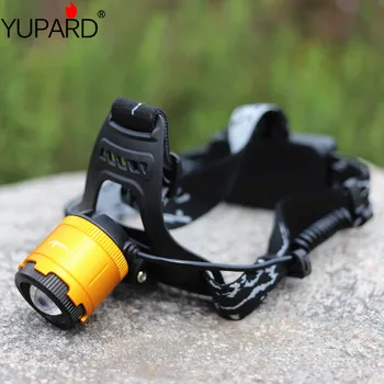 

Rechargeable Head Lamp Head light T6 LED Tactical Headlamp Zoomable Headlamp Flashlight Headlights +18650 batter