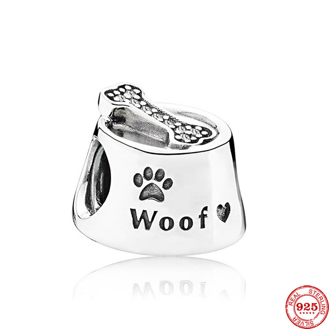 Theo Bear Pig Animal Kingdom Cat Dog Unicorn Bead Fit Original Pandora Charms Silver 925 Bracelet For Women Fashion Jewelry