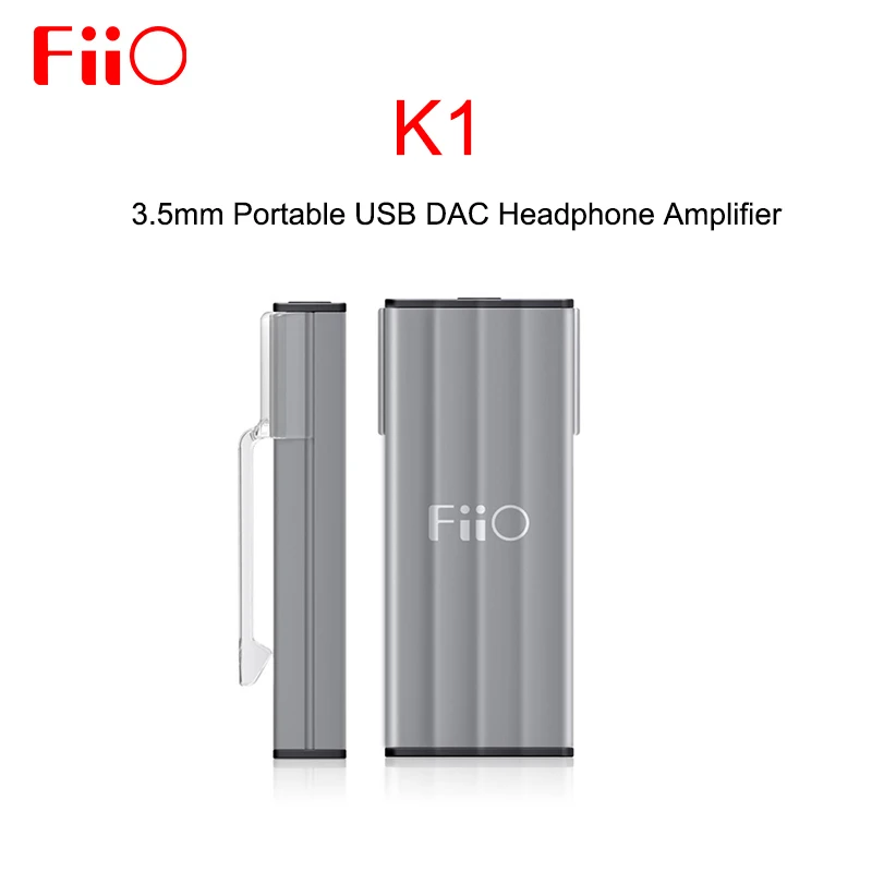 Fiio K1 Portable USB DAC Headphone Amplifier AMP No charging required 3 5mm output supports 96kHz 24bit for PC