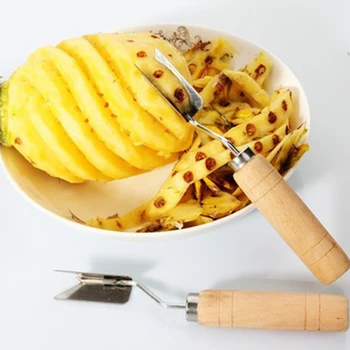 

1PC Portable Pineapple Slicer Ananas Cut Pineapple Eye Peeler Pineapple Seed Remover Knife Fruit Tools Fruit Pineapple Peeler