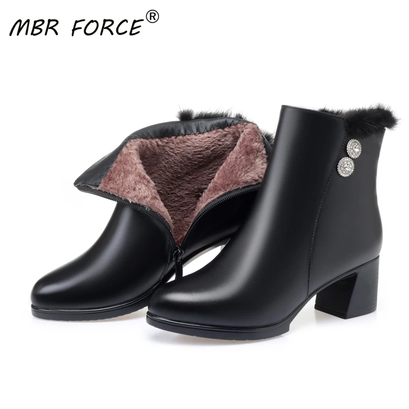 mink fur boots