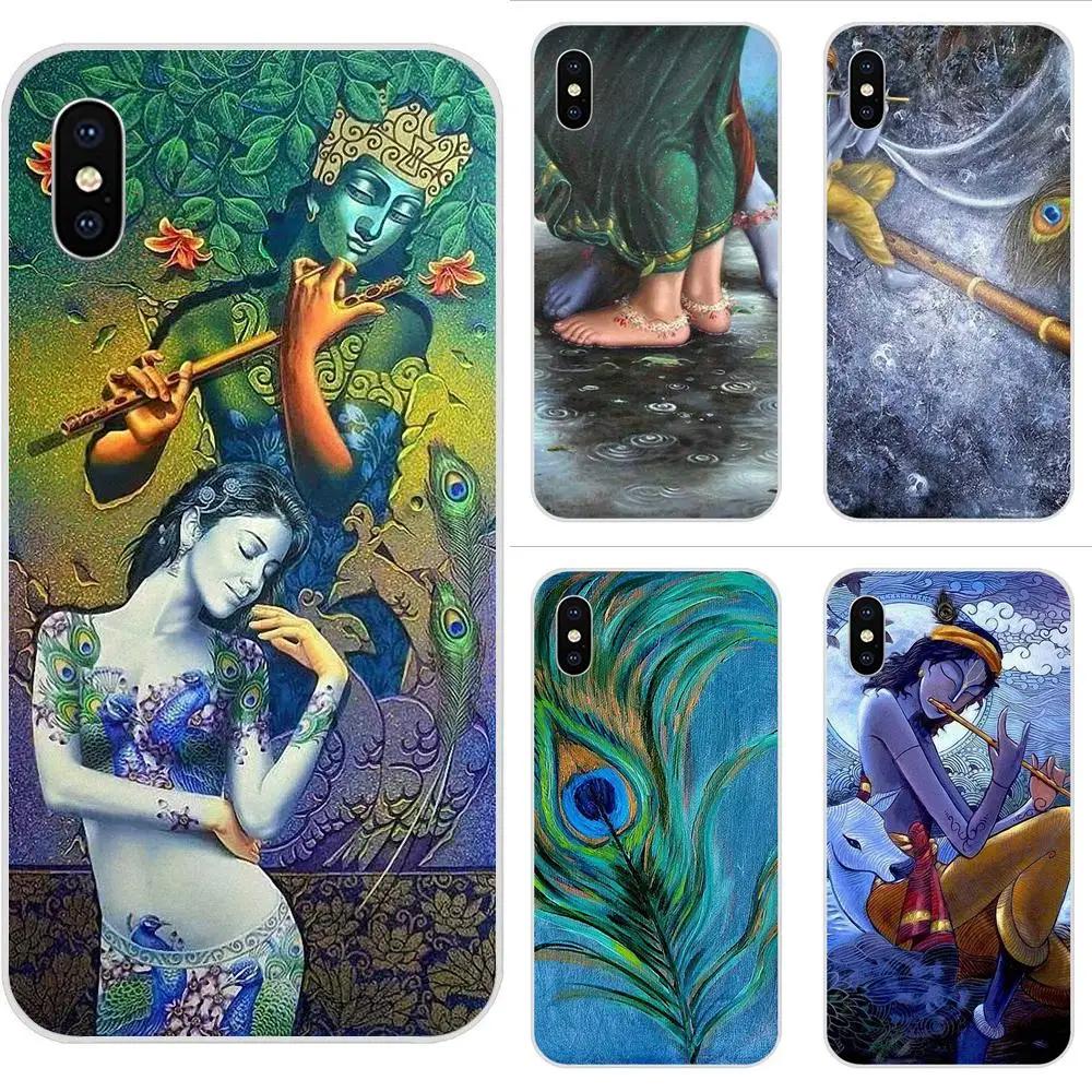 

TPU Fashion Mobile Phone For Samsung Galaxy Note 5 8 9 S3 S4 S5 S6 S7 S8 S9 S10 5G mini Edge Plus Lite Krishna Art
