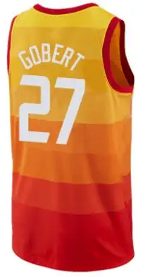 45 Donovan Mitchell Джерси 27 Руди Гобер 3 Рикки Рубио 2 Joe Ingles 12 John Stockton 32 Karl Malone 24 Grayson Allen майки - Цвет: 2018 New