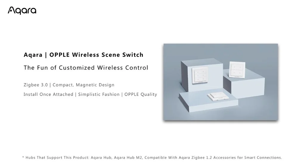 Original Opple Switch Draadloze Smart Switch Internationale Versie Zigbee 3.0 Ge