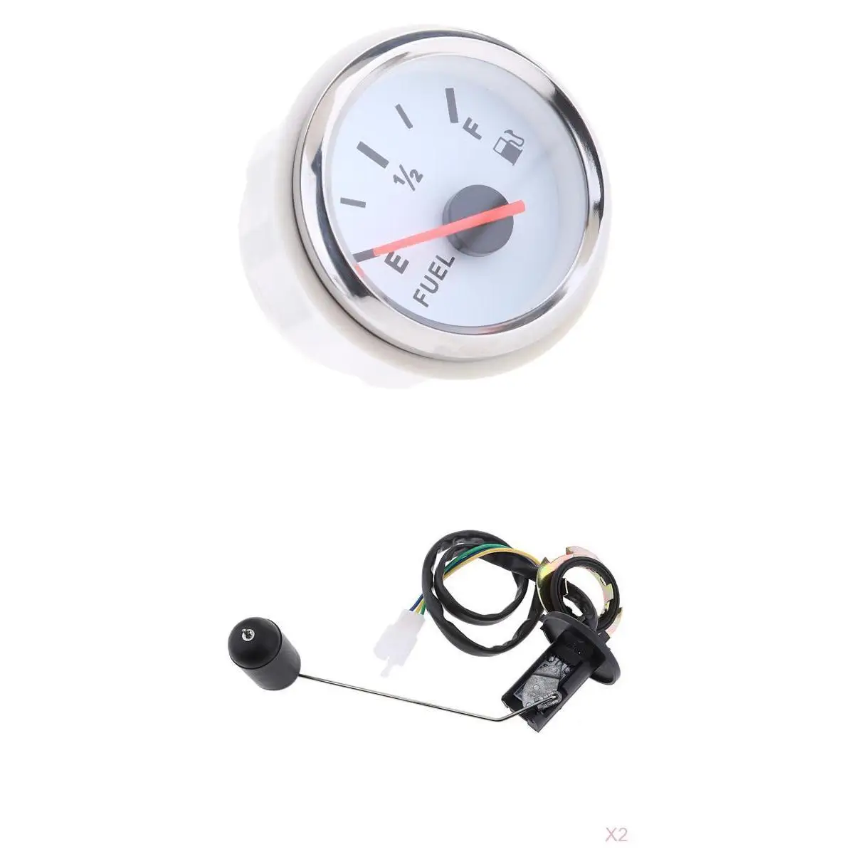 3pcs Oil Level Indicator Sensor Spare Parts For Marine Boat 52mm LED Light Display