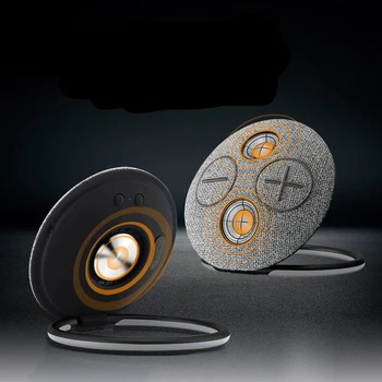 

New Private Mode Subwoofer Bluetooth Speaker Portable Portable Card Fabric Retro Audio EY154