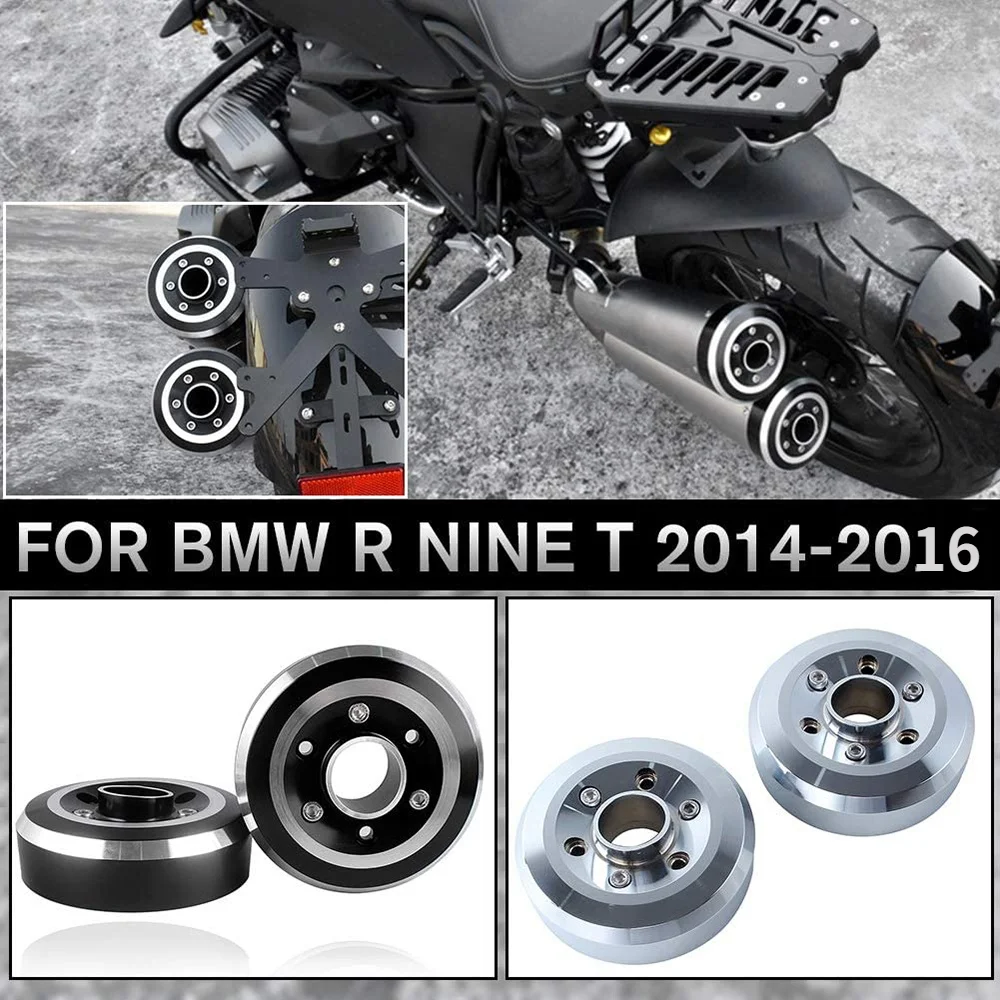 

Motorcycle Muffler Pipe Exhaust Tips CNC End Cap Cover For BMW R Nine T R Nine t R 9 T 2014-2016 2015 Protection Accessories