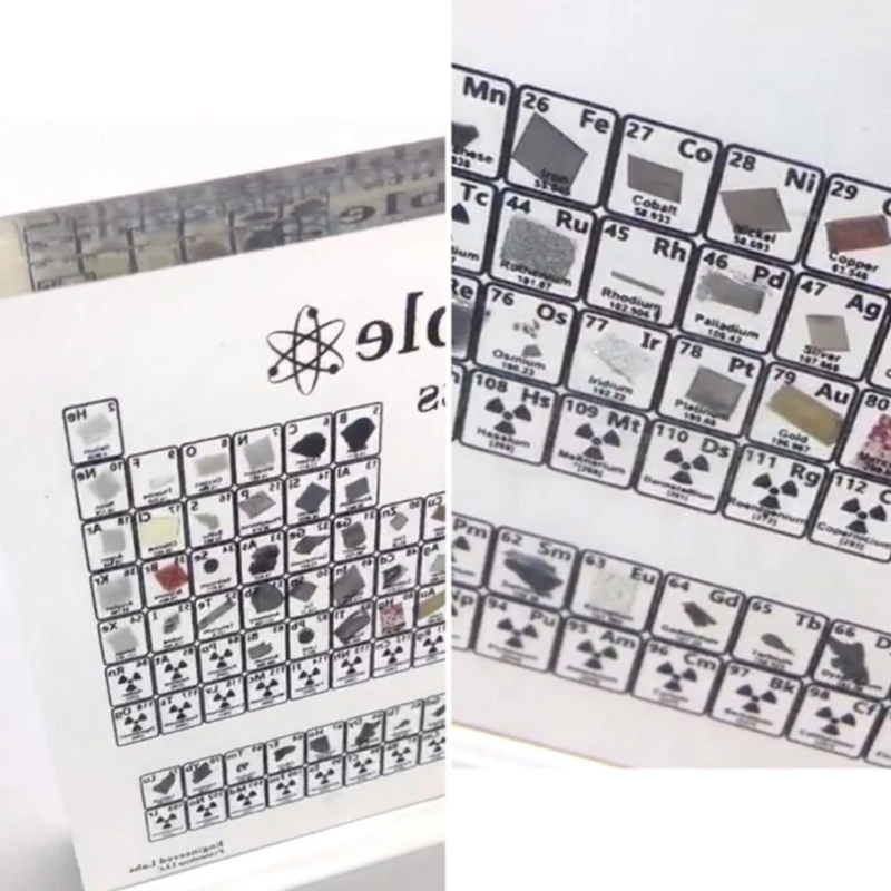  Acrylic Periodic Table Display Kids Teaching School Day Teachers Day Birthday Gifts Periodic Table  - 4000586345971