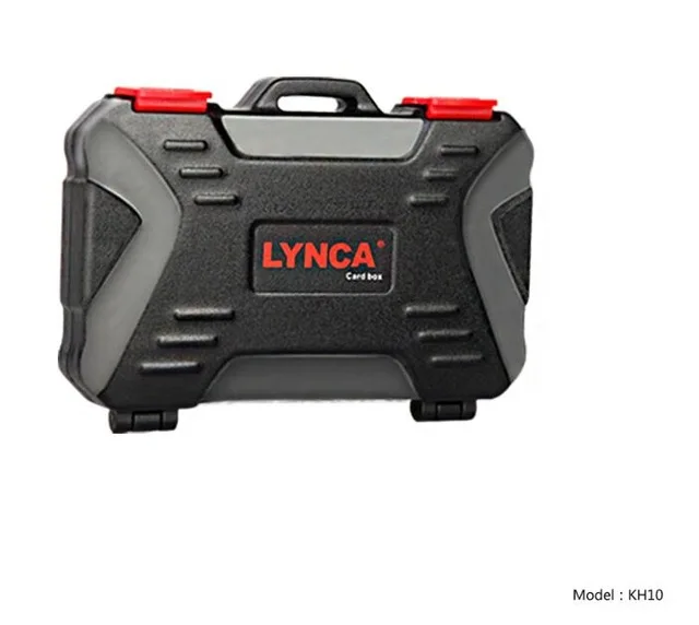 LYNCA водонепроницаемый чехол для держателя карты памяти хранения Sim Micro TF SD карты чехол для хранения коробка держатель кошелек сумка для переноски Pouce чехол - Цвет: KH10-Black