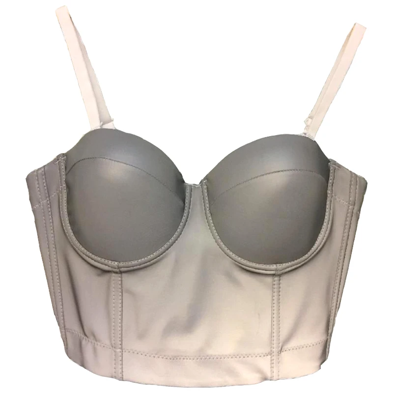 Светоотражающие светящиеся флуоресцентные лазерные Bralet женские бюстье бюстгальтер ночной клуб вечерние обрезанный Топ