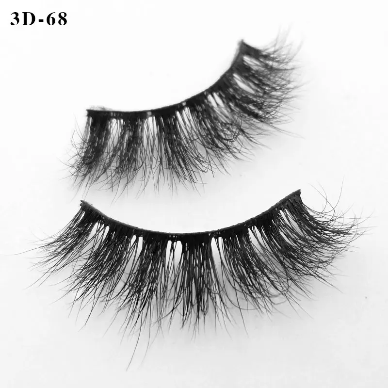 Iflovedekd, для детей возрастом от 1 до пара 3d норковых ресниц mink hair/3D ресницы природные Толстые Накладные ресницы удлинители - Цвет: 3D-68