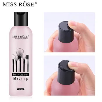

2020 New Makeup Brush Cleansing Shampoo Makeup Brushes Applicators And Makeup Brush Cleaner With Renweable Bamboo