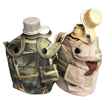 

1L Water Bottle Aluminum Cooking Cup Canteen with Lunch Box Polymer Material Camping Hiking Heat Preservation Environmental